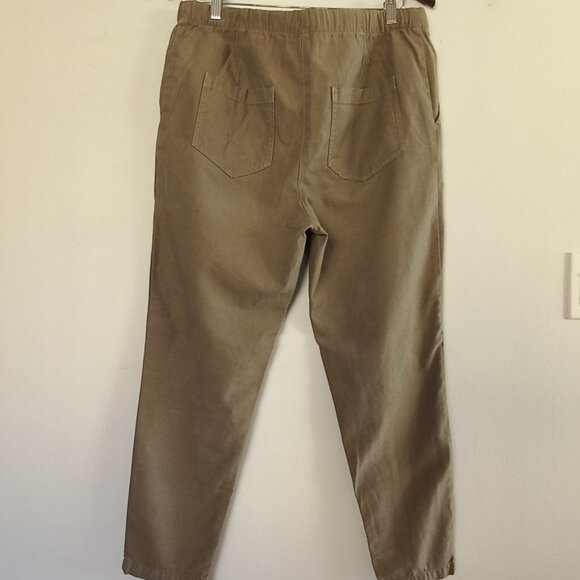 ZARA slouchy khaki/olive cargo pants with patches - Picture 2 of 12
